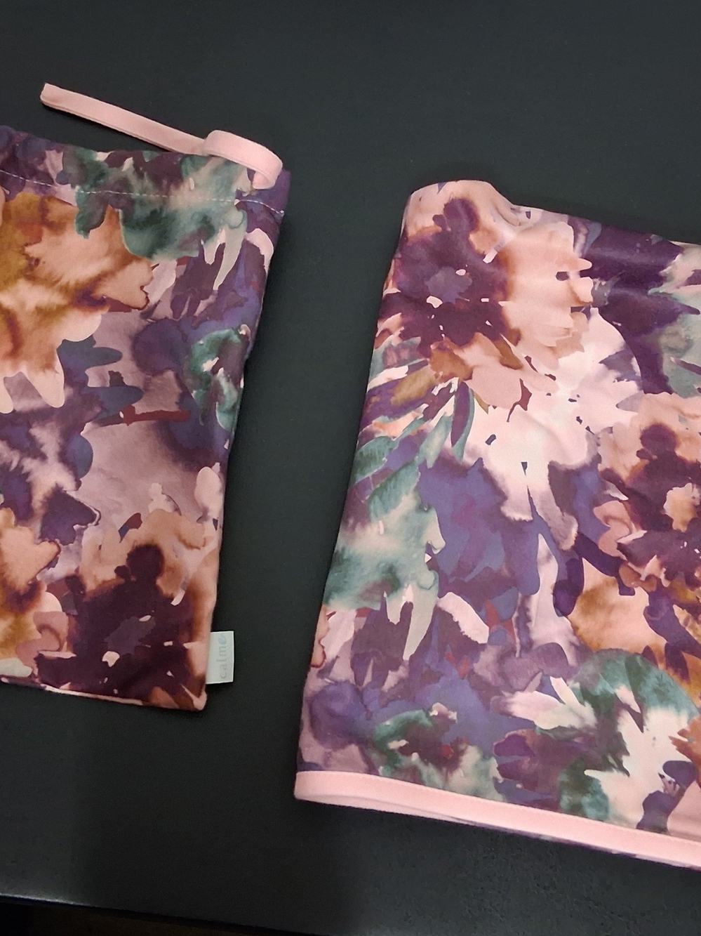Calme By Johnny Was Small Violetta Dye Yoga Towel+ Bag 39x20